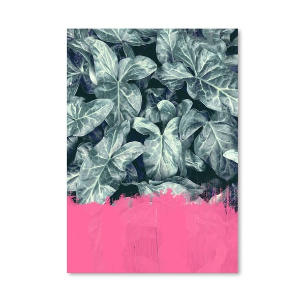 Plakat Americanflat Pink Sorbet On Jungle, 30x42 cm