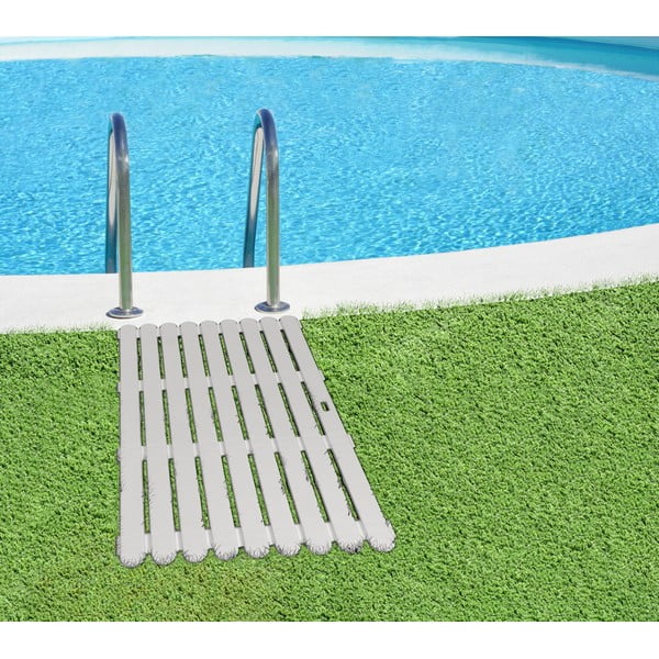 Beżowy plastikowy dywanik łazienkowy 50x80 cm – Wenko-image-3