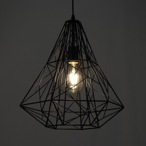 Czarna lampa wisząca Tomasucci Diamond Black-image-1