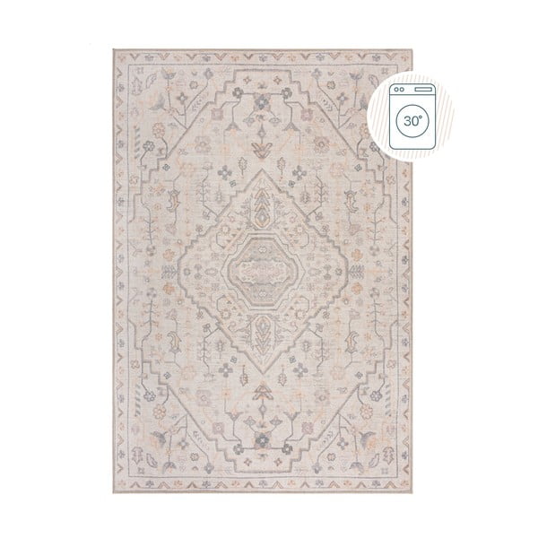 Kremowy dywan odpowiedni do prania 115x170 cm Teo Traditional – Flair Rugs