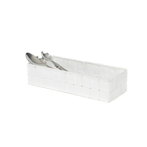 Biały organizer łazienkowy Compactor Stan, 12 x 30 cm-image-1