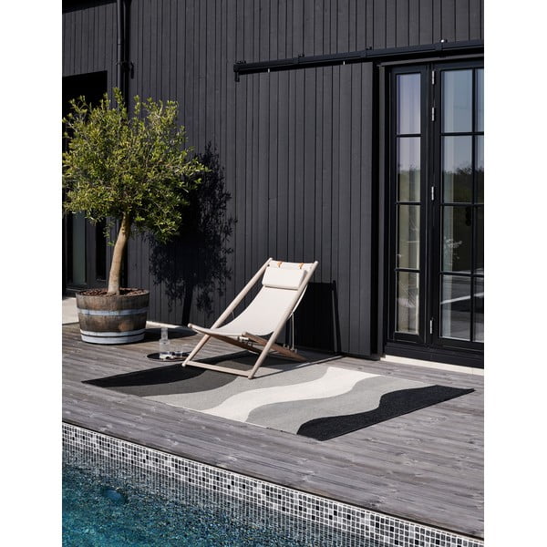 Szary dywan odpowiedni na zewnątrz 70x100 cm Urvi Metal – Pappelina-image-4