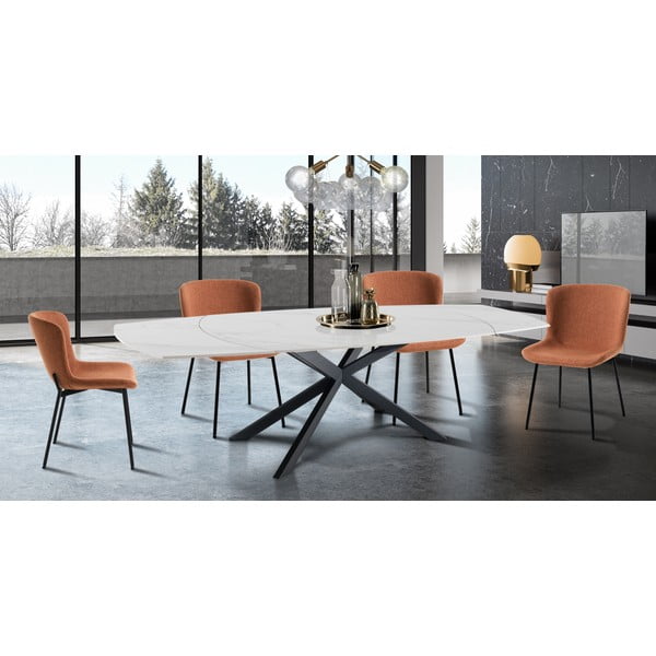 Pomarańczowe krzesła zestaw 2 szt. Snug – Tomasucci-image-1