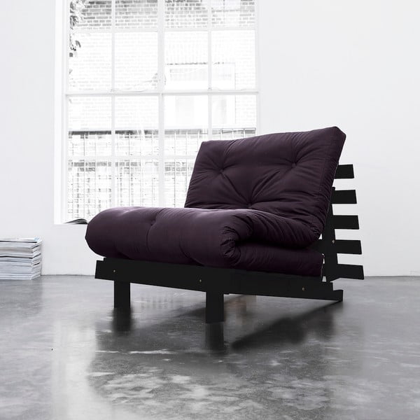 Fotel rozkładany Karup Roots Wenge/Purple