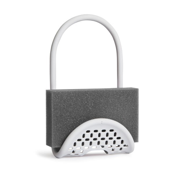 Wiszący plastikowy uchwyt na gąbkę Sling – Umbra-image-4