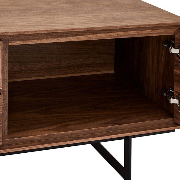 Brązowa szafka pod TV w dekorze drewna orzecha Furnhouse Tokyo-image-1