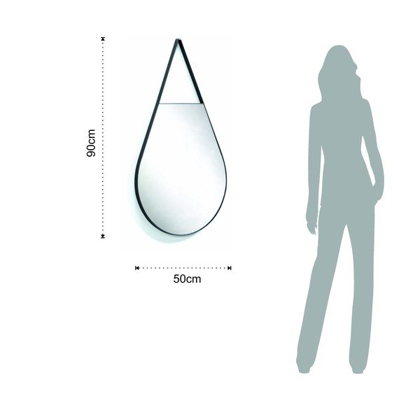 Wiszące lustro Tomasucci Drop Evolution, 50x90 cm-image-3