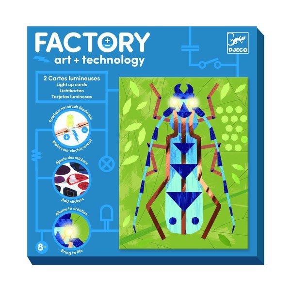 Zestaw 3 luminescencyjnych obrazów Djeco Insectarium-image-1