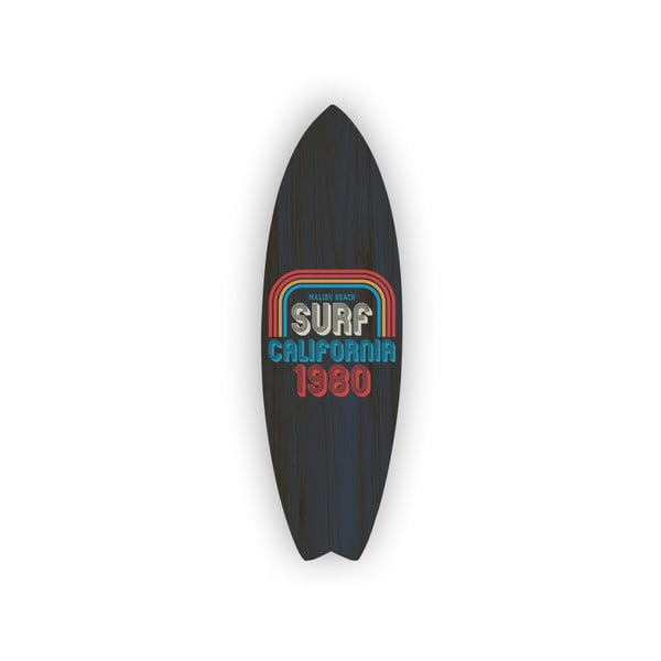 Dekoracja ścienna w kształcie deski surfingowej Really Nice Things 1980