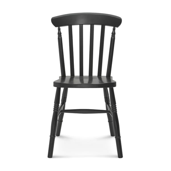 Czarne drewniane krzesło Fameg Ivar