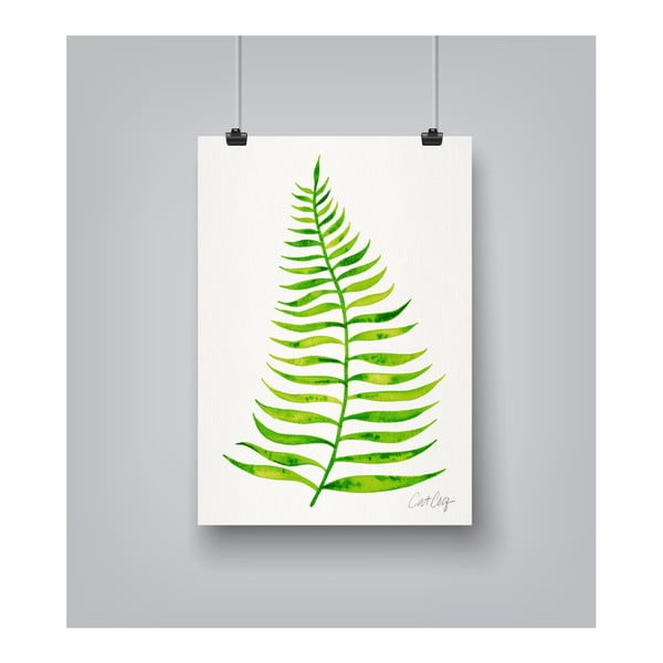 Plakat Americanflat Palm Leaf by Cat Coquillette, 30x42 cm