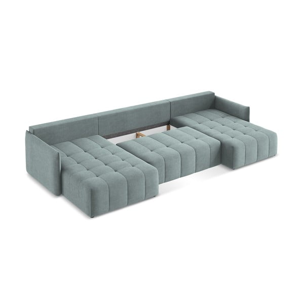 Niebieski rozkładany/ze schowkiem narożnik (w kształcie litery U) Moku – Makamii-image-4