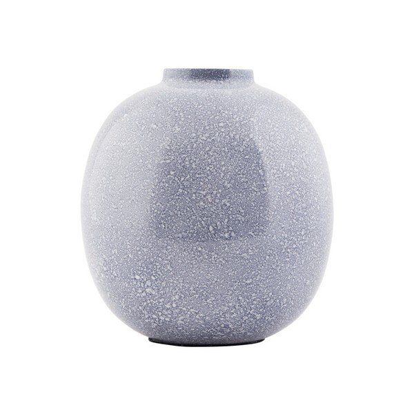 Niebieski wazon House Doctor Blue Effect, 14 cm