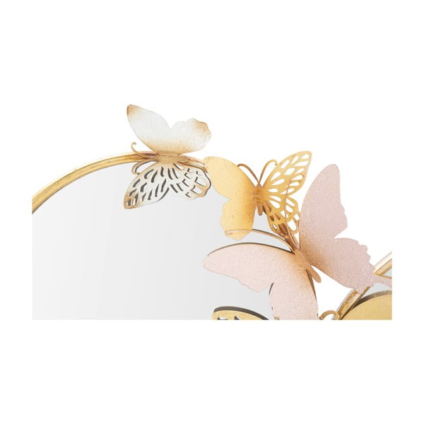 Lustro ścienne w różowo-złotym dekorze Mauro Ferretti Farfalle, 81x52,5 cm-image-4