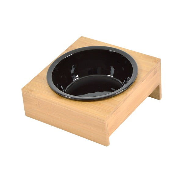 Bambusowa miska ze stojakiem dla psów ø 16 cm – Love Story
