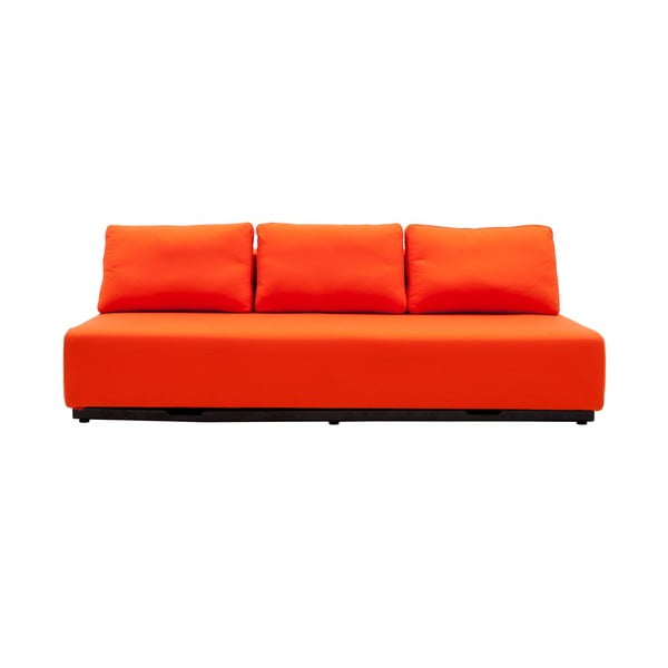 Pomarańczowa rozkładana sofa Softline Nevada, 200 cm-image-3