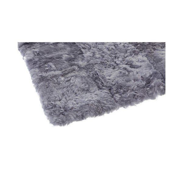 Szary dywan z wełny owczej Woooly Icelandic-image-2