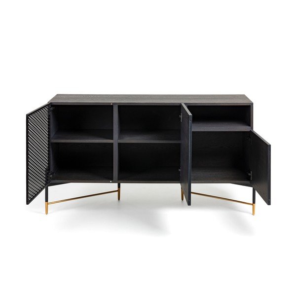 Czarna komoda Kave Home Norfort-image-3