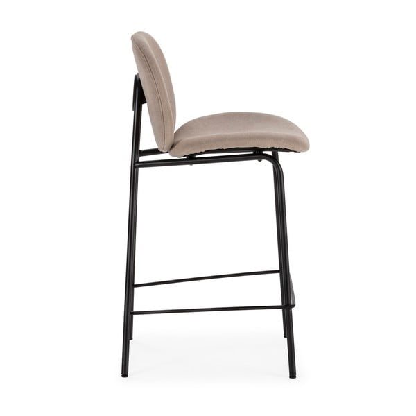 Beżowe hokery zestaw 2 szt. (wys. siedziska 65 cm) Cori – Marckeric-image-4