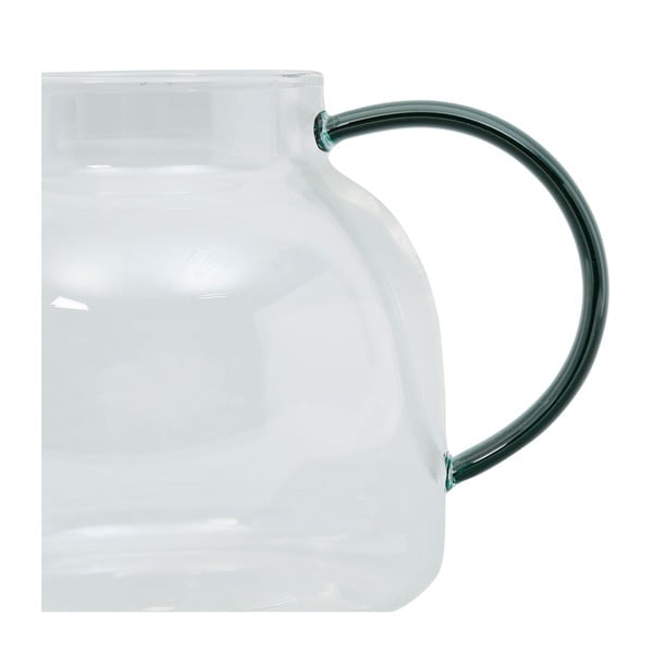 Ciemnozielony szklany dzbanek do herbaty 1 l – Sema-image-3