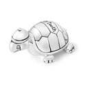 Metalowa szkatułka na pierwszy mleczny ząbek w kolorze srebra ø 8x3 cm Turtle – Zilverstad