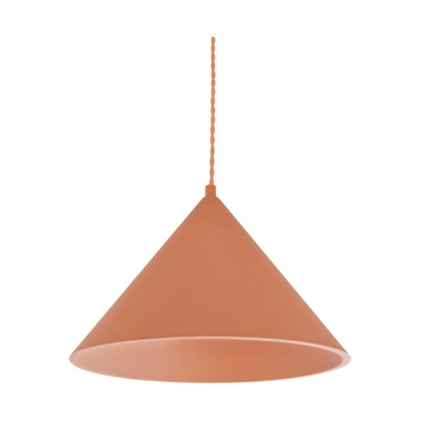 Ceglana lampa wisząca z kamiennym kloszem ø 30 cm Vilma – SULION-image-3