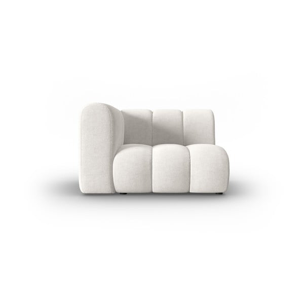 Biały moduł sofy (lewostronny) Lupine – Micadoni Home