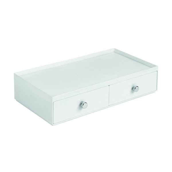Biały organizer z 2 szufladami iDesign Drawer-image-1