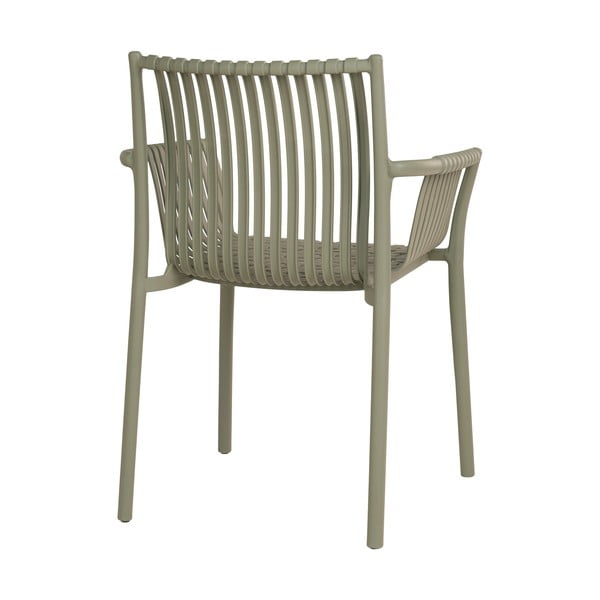 Zielone plastikowe krzesła ogrodowe zestaw 2 szt. Tulsa – House Nordic-image-4