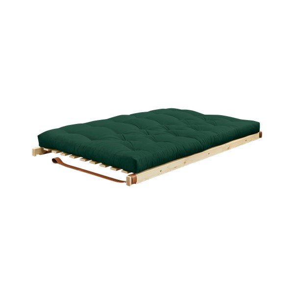 Sofa rozkładana Karup Design Jump Natural Clear/Dark Green-image-3