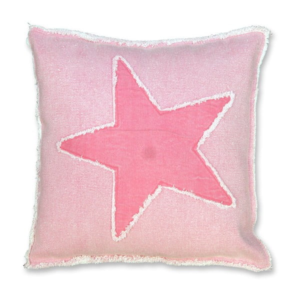 Poduszka Star 45x45 cm, różowa