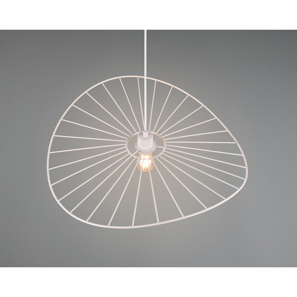 Biała lampa wisząca ø 60 cm Chapeau – Reality-image-2