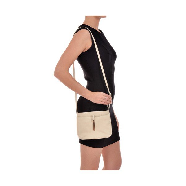 Skórzana torebka Roberta M. 241 Beige-image-4