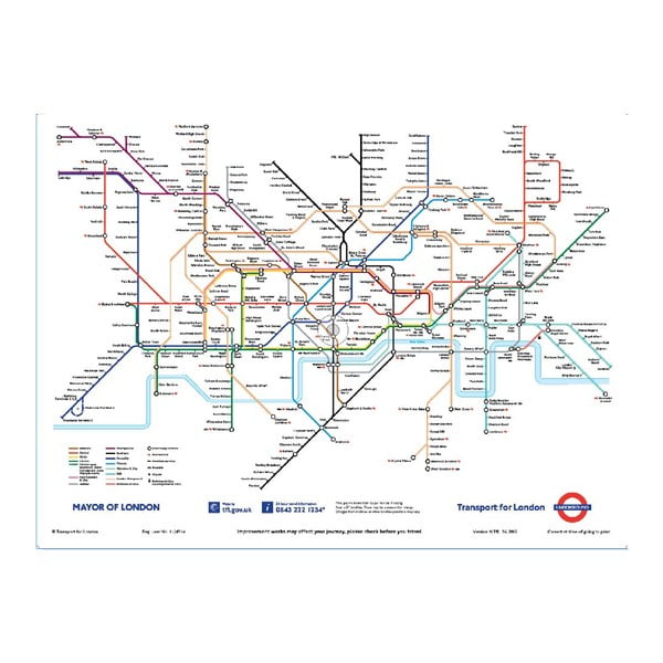 Tapeta wielkoformatowa Londyńskie metro, 158x232 cm