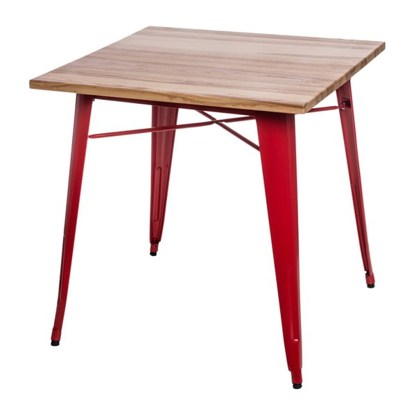 Czerwony stół D2 Paris Ash Wood