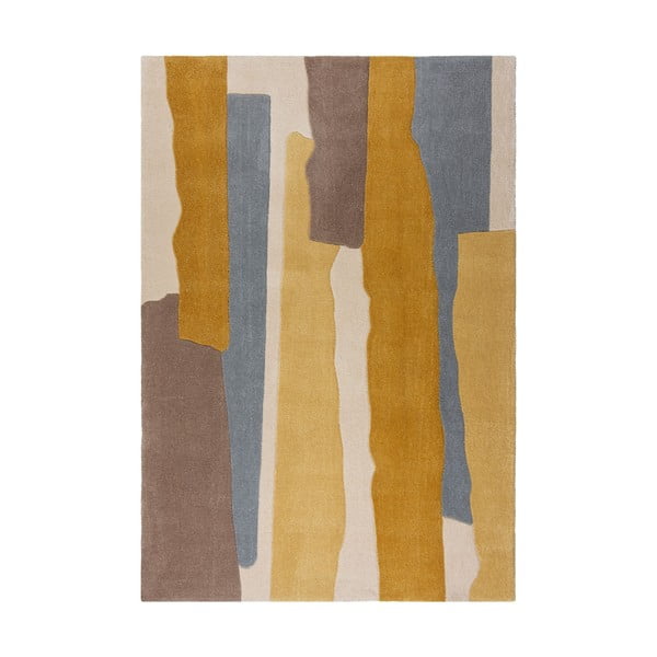 Szaro-żółty dywan Flair Rugs Escala, 160x230 cm