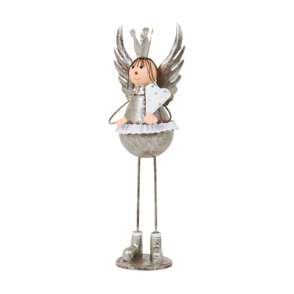 Dekoracja Archipelago Silver Bell Angel, 21,5 cm