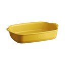 Żółta ceramiczna prostokątna misa do zapiekania Emile Henry, 36x23 cm