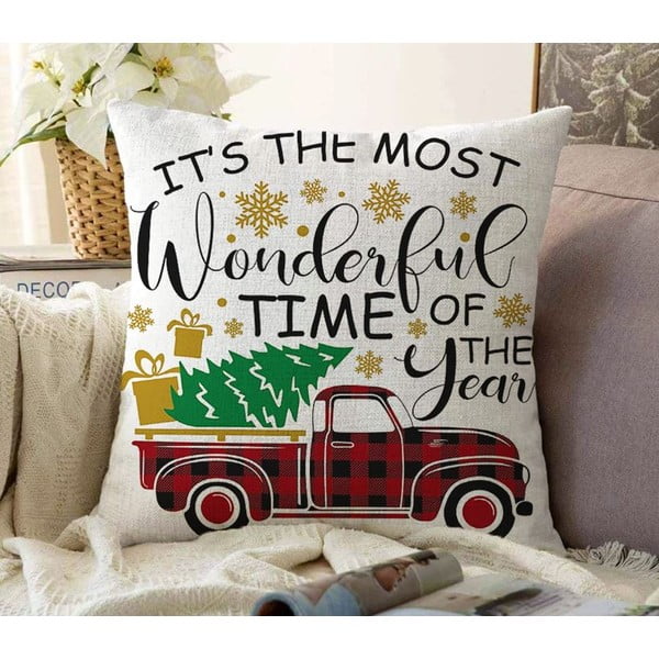 Poszewka na poduszkę ze świątecznym motywem 43x43 cm Full Ride – Mila Home
