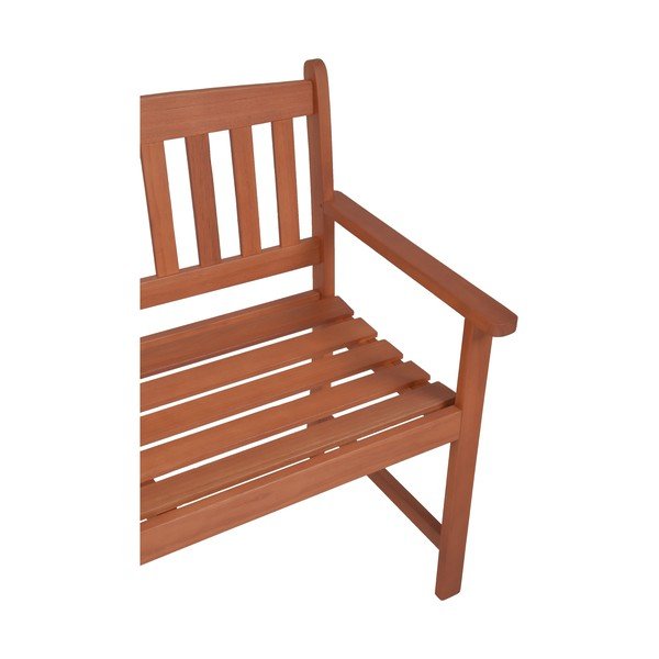 Brązowa drewniana ławka ogrodowa Promotion – Garden Pleasure-image-2