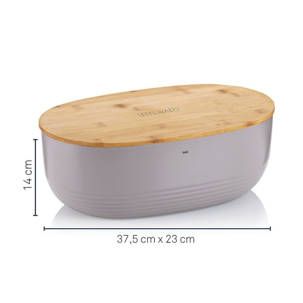 Biały pojemnik na chleb Kela Namur, 37,5x23 cm-image-4