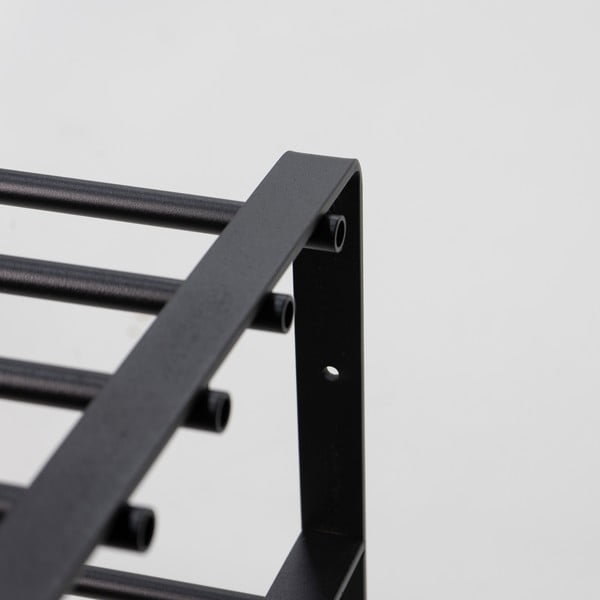 Czarna metalowa szafka na buty 70x48,5x29 cm Rex – Spinder Design-image-4
