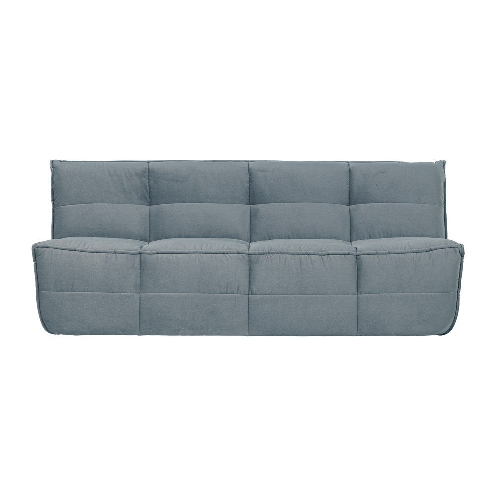 Niebieska aksamitna sofa 204 cm Cluster – vtwonen