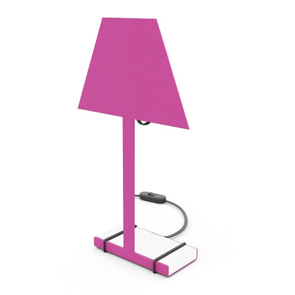 Różowa lampa Caoscreo 2D Night