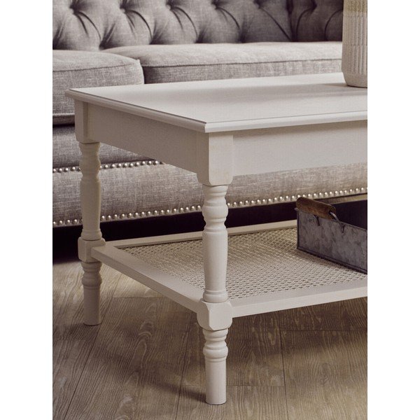 Biały stolik 60x120 cm Heritage – Premier Housewares-image-2