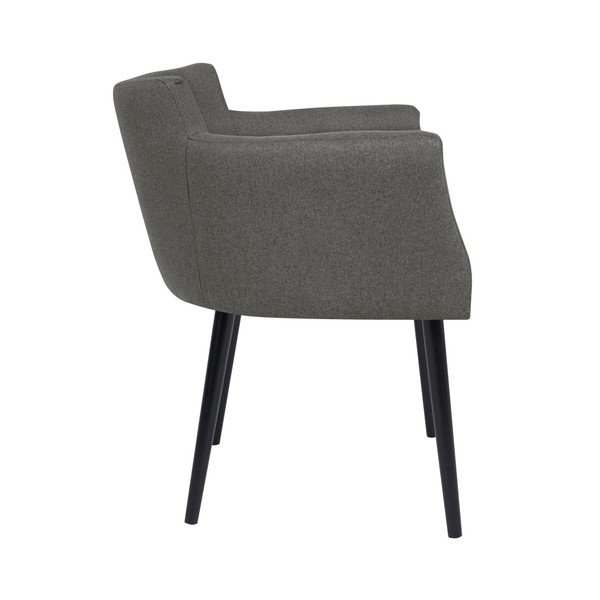 Jasnoszare krzesło z podłokietnikami Windsor & Co Sofas Gemini-image-2
