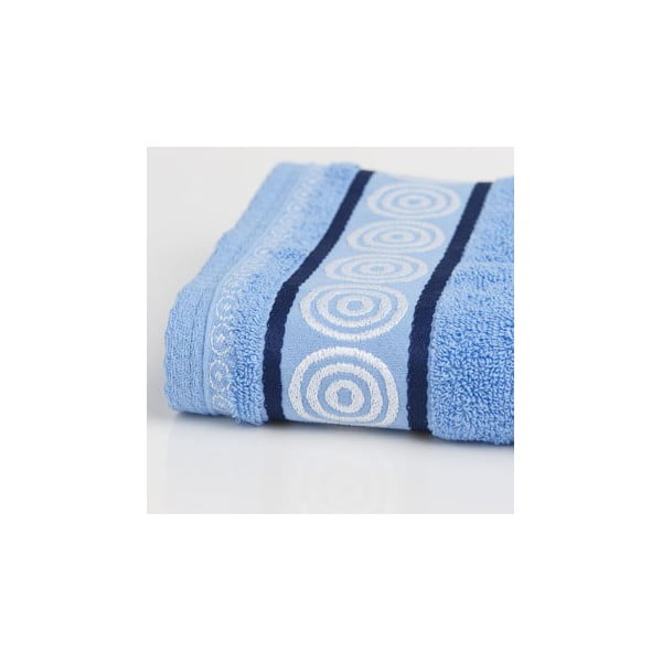 Ręcznik Fraza Rondo Blue, 70x140 cm