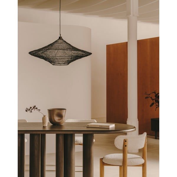 Czarna lampa wisząca ø 87 cm Makai – Kave Home-image-1