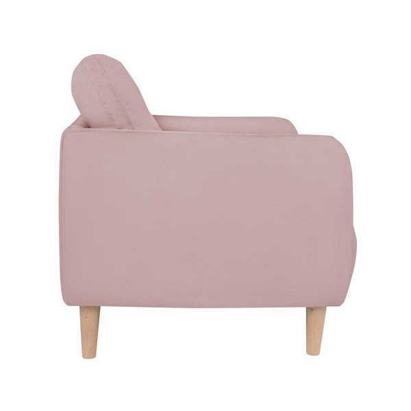 Różowy fotel Micadoni Home Belano-image-4