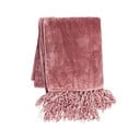 Różowy koc Tiseco Home Studio Flanelo, 170x130 cm